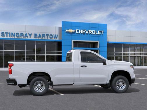 Summit White 2026 Chevrolet Silverado 1500 WT