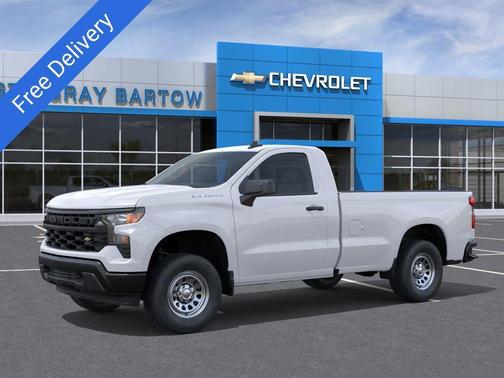Summit White 2026 Chevrolet Silverado 1500 WT
