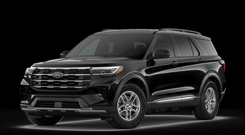 Agate Black Metallic 2026 Ford Explorer Active