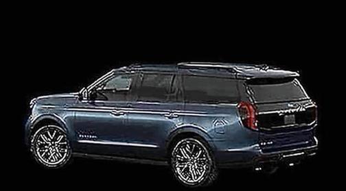 Blue 2027 Ford Expedition Platinum