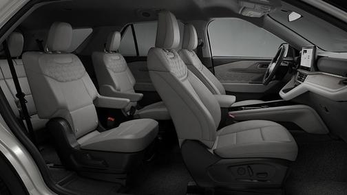 Star White Metallic Tri-Coat 2026 Ford Explorer Platinum