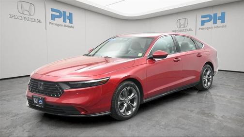 Radiant Red Metallic 2023 Honda Accord Hybrid EX-L