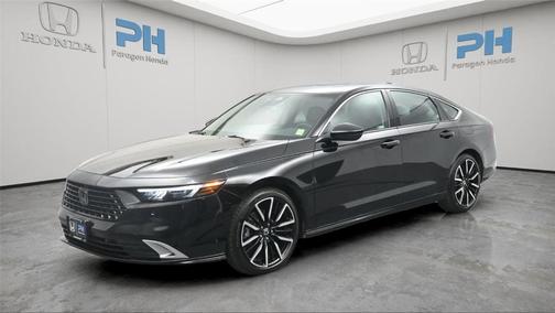 Crystal Black Pearl 2025 Honda Accord Hybrid Touring
