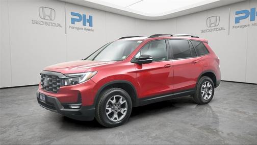 Radiant Red Metallic II 2023 Honda Passport TrailSport