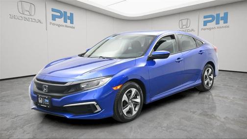 Aegean Blue Metallic 2021 Honda Civic LX