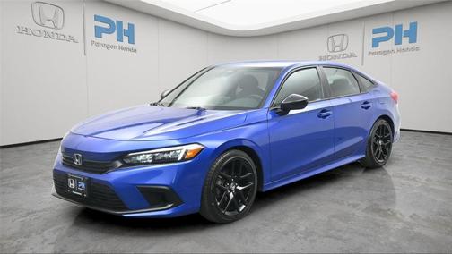 Aegean Blue Metallic 2024 Honda Civic Sport