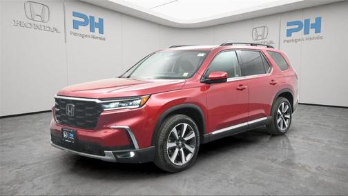 Radiant Red Metallic II 2025 Honda Pilot Elite