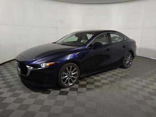 Deep Crystal Blue Mica 2021 Mazda Mazda3 AWD w/Premium Package
