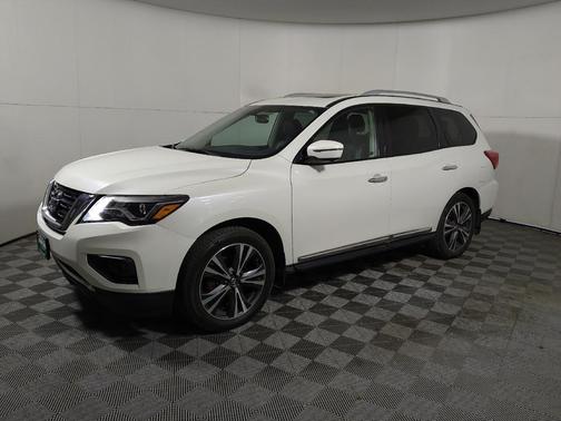 Pearl White Tricoat 2020 Nissan Pathfinder Platinum 4WD