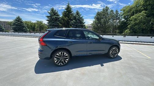 Denim Blue Metallic 2026 Volvo XC60 Plug-In Hybrid Ultra, T8 AWD Electric/Gasoline, Dark