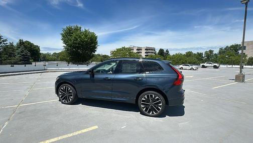 Denim Blue Metallic 2026 Volvo XC60 Plug-In Hybrid Ultra, T8 AWD Electric/Gasoline, Dark