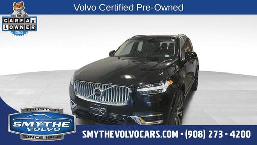 Onyx Black Metallic 2023 Volvo XC90 Recharge Plug-In Hybrid T8 Plus 6-Seater