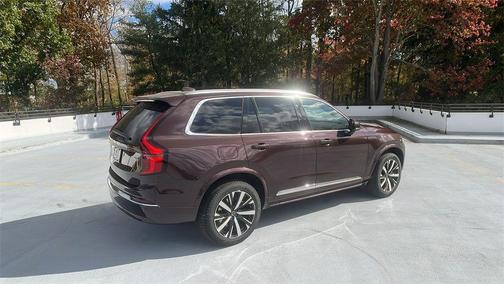 Mulberry Red Metallic 2026 Volvo XC90 Core, B5 AWD Gas (mild hybrid), Gasoline, Bright, 7 Seats