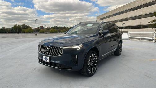 Denim Blue Metallic 2026 Volvo XC90 Plus, B5 AWD Gas (mild hybrid), Gasoline, Bright, 7 Seats
