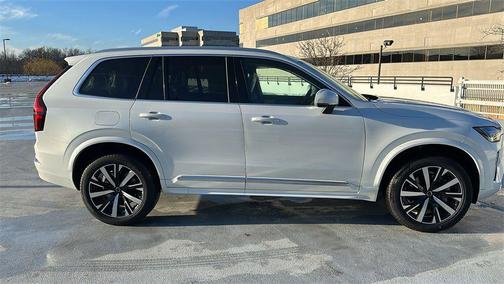 Crystal White Pearl 2026 Volvo XC90 Core, B5 AWD Gas (mild hybrid), Gasoline, Bright, 7 Seats