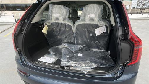 Denim Blue Metallic 2026 Volvo XC90 Plug-In Hybrid Ultra Dark Theme, T8 AWD, Electric/Gasoline, 6 Seats