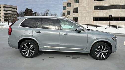 Vapour Grey Metallic 2026 Volvo XC90 Core, B5 AWD Gas (mild hybrid), Gasoline, Bright, 7 Seats