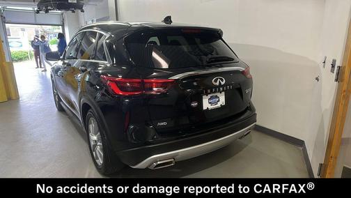 Black Obsidian 2021 INFINITI QX50 LUXE AWD