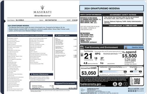 2024 Maserati GranTurismo Modena