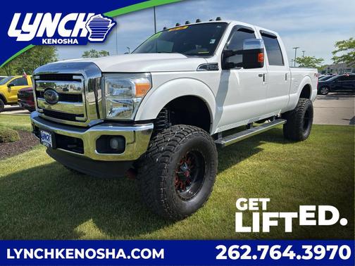 White Platinum Metallic Tri-Coat 2015 Ford F-250 Lariat