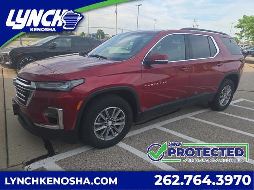 Radiant Red Tintcoat 2023 Chevrolet Traverse LT Cloth