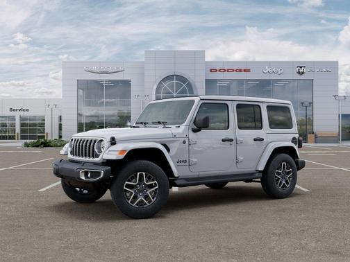 Bright White Clearcoat 2026 Jeep Wrangler 4-Door Sahara 4x4