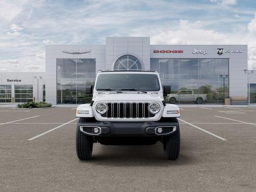 Bright White Clearcoat 2026 Jeep Wrangler 4-Door Sahara 4x4