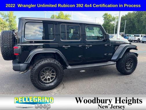Black Clearcoat 2022 Jeep Wrangler Unlimited Rubicon 392