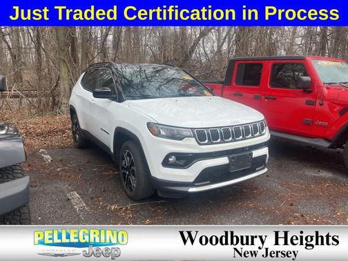 Bright White Clearcoat 2023 Jeep Compass Limited