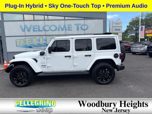 Bright White Clearcoat 2021 Jeep Wrangler Unlimited 4xe Sahara