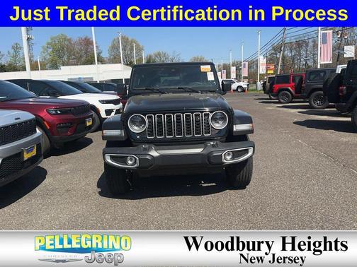 Black Clearcoat 2025 Jeep Wrangler 4-Door Sahara 4x4