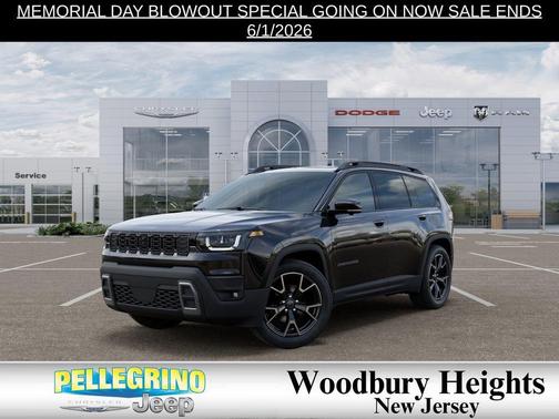 Diamond Black Crystal Pearlcoat 2026 Jeep Cherokee Overland