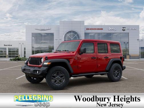 Firecracker Red Clearcoat 2025 Jeep Wrangler Sport S