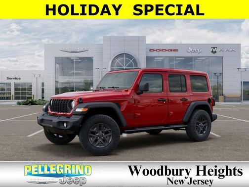 Firecracker Red Clearcoat 2025 Jeep Wrangler Sport S
