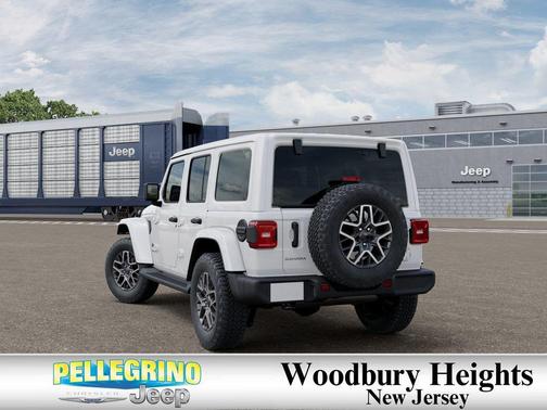bright white clearcoat 2026 Jeep Wrangler 4-Door Sahara 4x4
