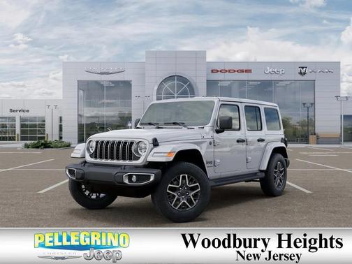 White 2026 Jeep Wrangler 4-Door Sahara 4x4
