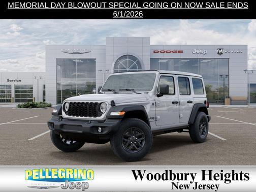 Bright White Clearcoat 2026 Jeep Wrangler Sport S