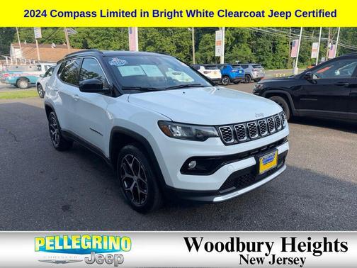 Bright White Clearcoat 2024 Jeep Compass Limited