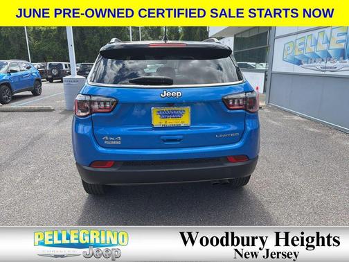 Laser Blue Pearlcoat 2022 Jeep Compass Limited
