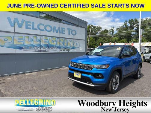 Laser Blue Pearlcoat 2022 Jeep Compass Limited