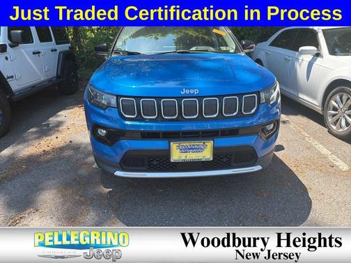 Laser Blue Pearlcoat 2022 Jeep Compass Limited