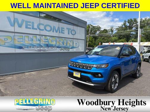 Laser Blue Pearlcoat 2022 Jeep Compass Limited