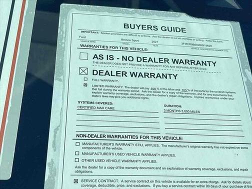 2021 Ford Bronco Sport Big Bend