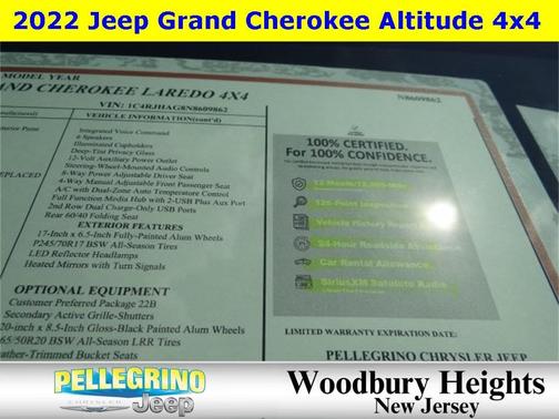 2022 Jeep Grand Cherokee Altitude