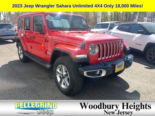 Firecracker Red Clearcoat 2023 Jeep Wrangler 4-Door Sahara 4x4