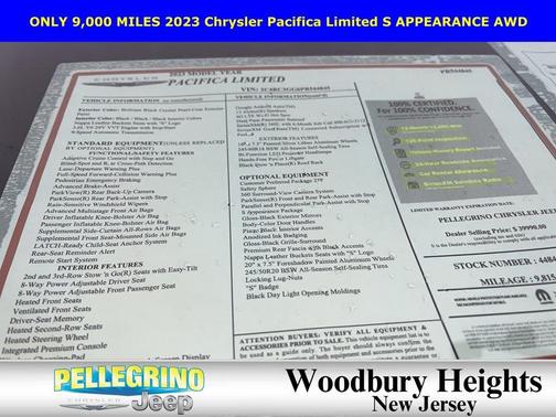2023 Chrysler Pacifica Limited