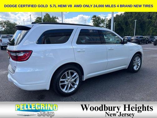 White Knuckle Clearcoat 2025 Dodge Durango R/T Plus AWD