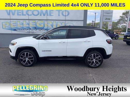 Bright White Clearcoat 2024 Jeep Compass Limited
