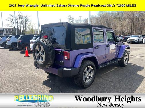 Xtreme Purple Pearlcoat 2017 Jeep Wrangler Unlimited Sahara