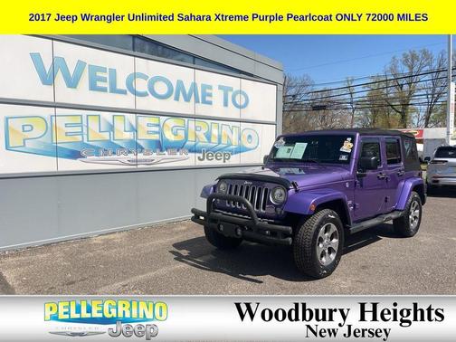 Xtreme Purple Pearlcoat 2017 Jeep Wrangler Unlimited Sahara